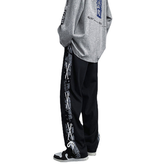 Overol de Invierno Estilo Urbano con Estampado Flor de Cashew para Hombre - Image 2