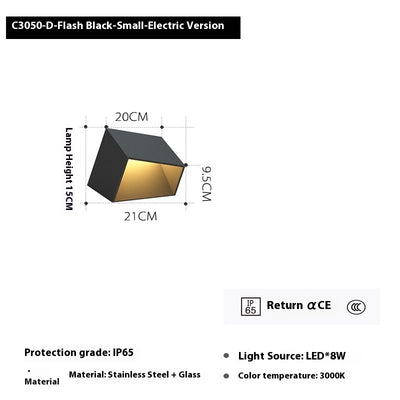 Reflector Solar LED Exterior Impermeable Negro - Image 6
