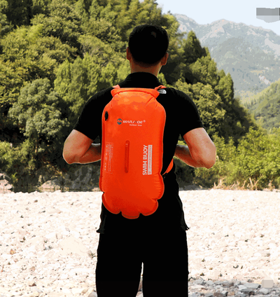 Boya de Natación Doble Airbag con Mochila Impermeable Desmontable - Image 4