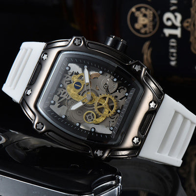 Reloj de Cuarzo Esqueleto Transparente Personalizado con Doble Movimiento - Image 9