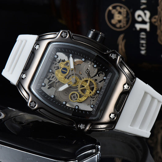 Reloj de Cuarzo Esqueleto Transparente Personalizado con Doble Movimiento - Image 9