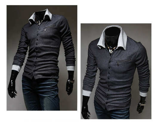 Cardigan Slim Fit Tejido para Hombre - Suéter Elegante - Image 12