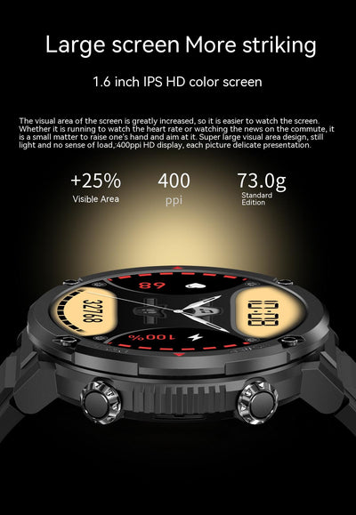 Reloj Inteligente Deportivo con Pantalla Grande HD - Monitor de Frecuencia Cardíaca y Presión Arterial - Image 10