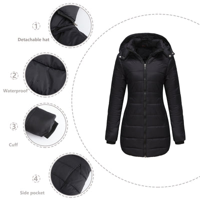 Chaqueta Acolchada Impermeable de Manga Larga - Image 23