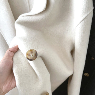 Abrigo Reversible de Lana y Cashmere - Elegancia Versátil - Image 59