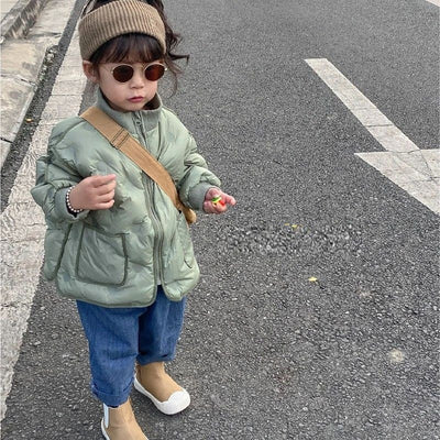 Abrigo Infantil Acolchado Cálido de Algodón para Invierno - Image 10