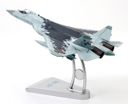 Modelo de Avión Su 57 Aleación Coleccionable de Lujo - Image 8
