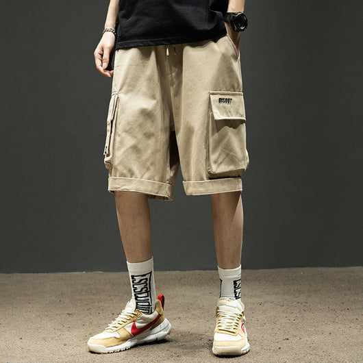 Pantalones Cortos Cargo con Múltiples Bolsillos para Hombre - Verano - Image 3