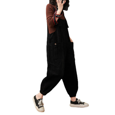 Overol Plus Size con Bolsillos Grandes - Efecto Reductor de Silueta - Image 4