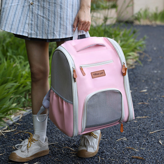 Mochila Transportadora Respirable para Mascotas - Plegable y Portátil