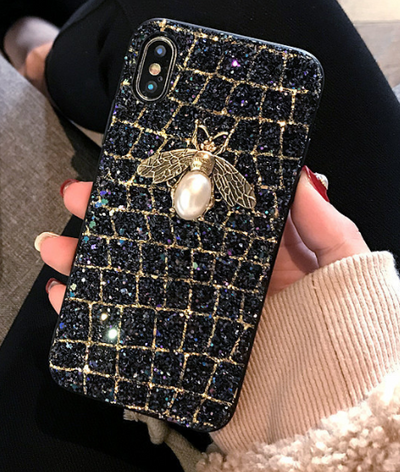 Funda para teléfono con brillo y abeja - Image 4