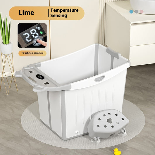 Bañera Plegable Infantil Grande con Refuerzo de Grosor - Image 13