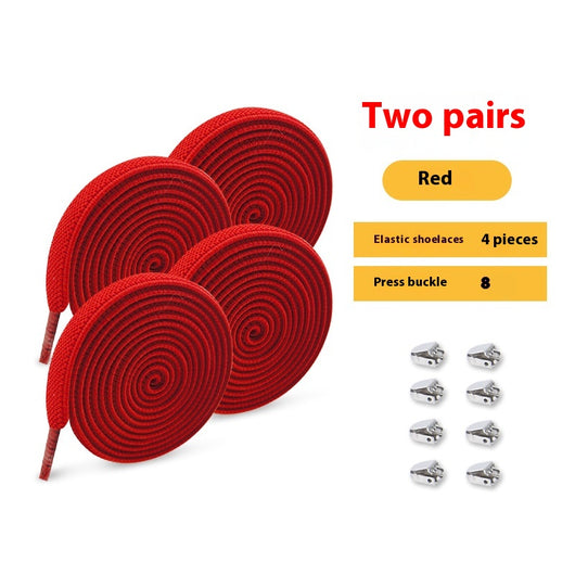 Cordones Elásticos sin Nudo - Zapatos Blancos Unisex con Cierre Ajustable - Image 13