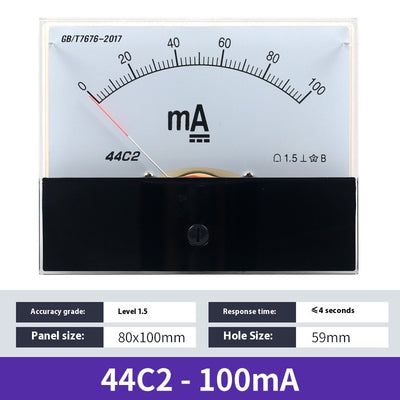 Amperímetro DC Analógico 44C2 - Medidor de Corriente de Precisión - Image 15