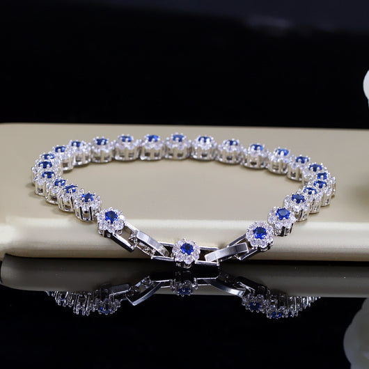 Pulsera de Flores con Circón - Image 7