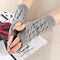 Guantes de Lana Cálidos con Dedos Abiertos para Hombre