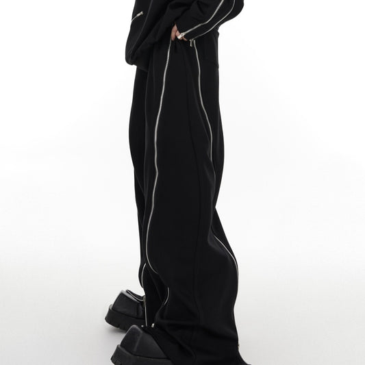 Sudadera Deportiva Oversized con Cierre de Cremallera y Hombreras Acolchadas - Image 2