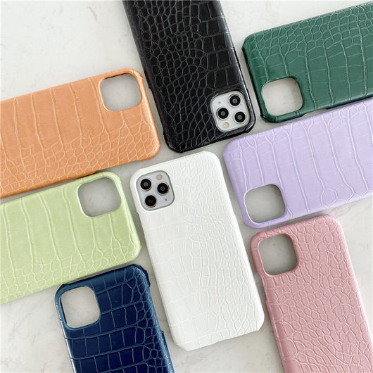 Funda de Cuero con Patrón y Carcasa Semirrígida para Teléfono - Image 6