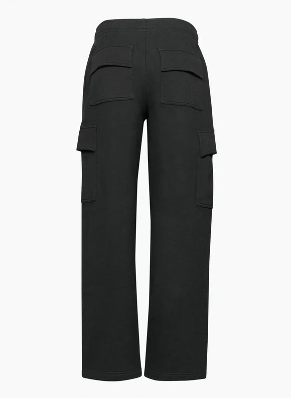 Pantalón Ancho de Cintura Elástica y Largo Tobillero