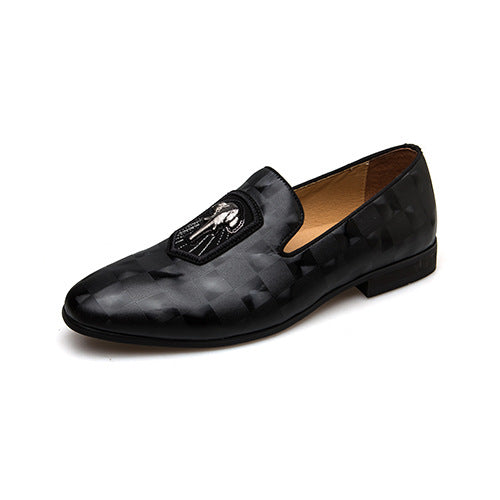 Zapatos de Cuero Puntiagudos con Altura para Hombre - Slip-on Versátil