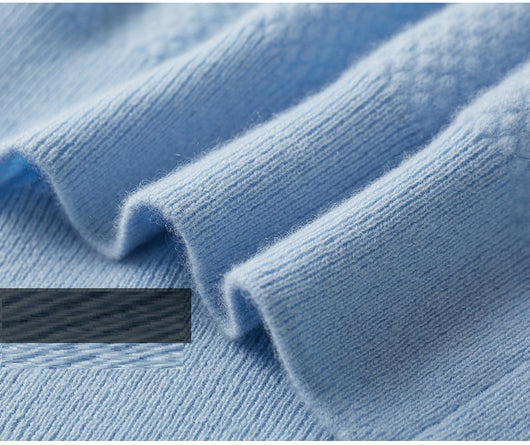 Camisa Polo Retro de Cachemira Pura para Mujer - Otoño e Invierno - Image 18