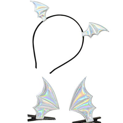 Juego de Diadema y Pinzas con Murciélagos para Halloween - Image 7