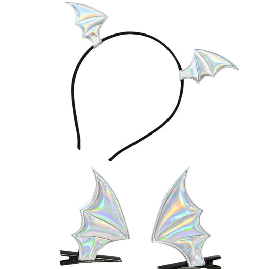 Juego de Diadema y Pinzas con Murciélagos para Halloween - Image 7