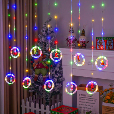 Cadena de Luces Navideñas para Cortinas - Image 5