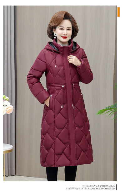 Abrigo de Algodón Grueso Cálido Talla Grande Holgado para Invierno - Image 33