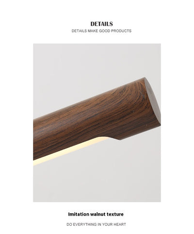Lámpara de Escritorio Nórdica con Textura de Madera - Image 8