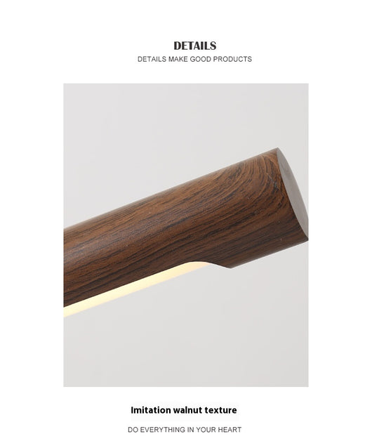Lámpara de Escritorio Nórdica con Textura de Madera - Image 8