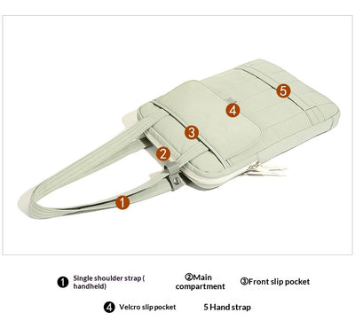 Bolsa para Laptop de Una Correa con Protección Impermeable y Amortiguación - Image 18
