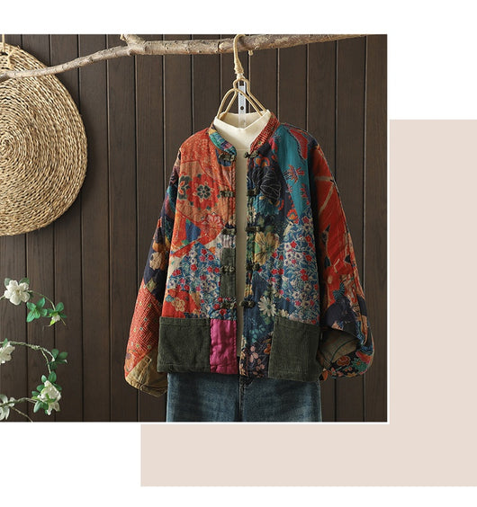 Cardigan Artístico de Algodón para Mujer - Abrigo Retro Otoño Invierno - Image 22