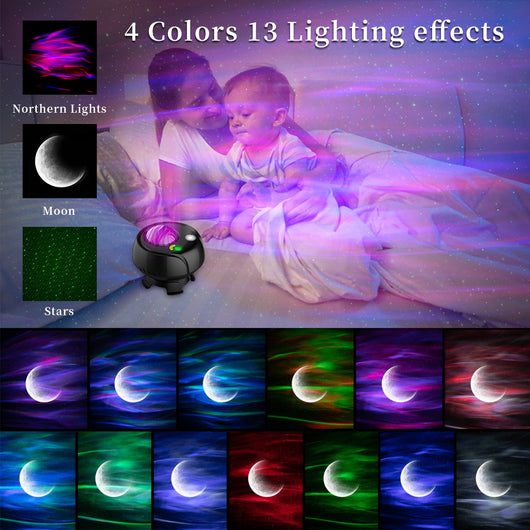 Proyector de Luces Boreales - Cúpula Celeste con Atmósfera Luminosa - Image 2