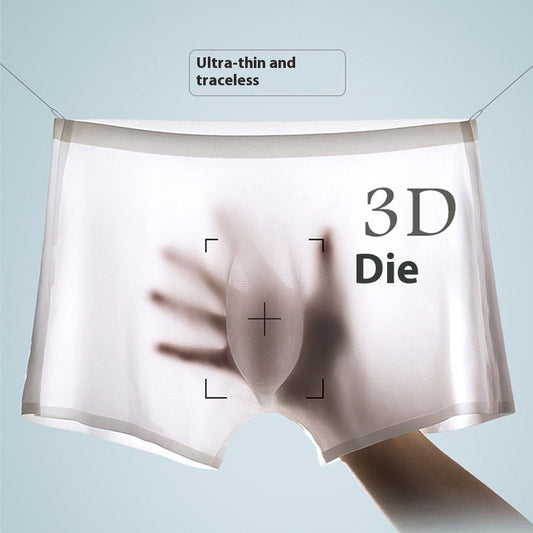 Calzoncillos de Seda de Hielo para Hombre - Transpirables y Ultrafinos para Verano