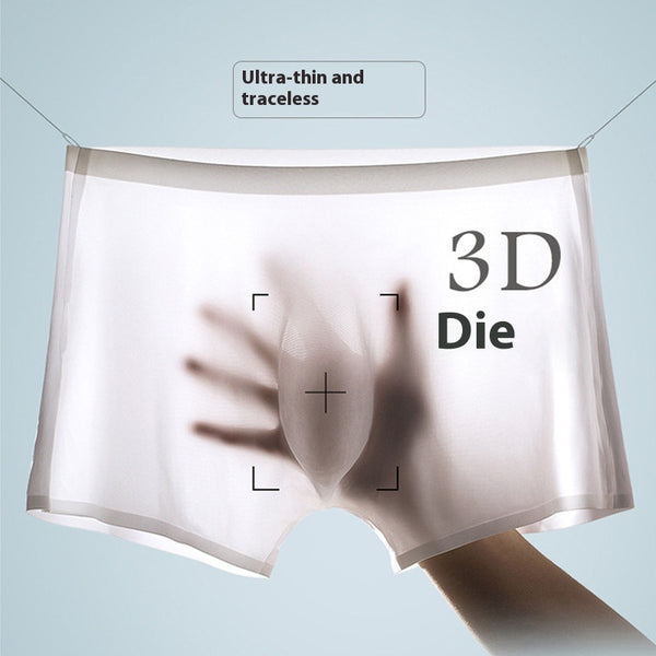 Calzoncillos de Seda de Hielo para Hombre - Transpirables y Ultrafinos para Verano