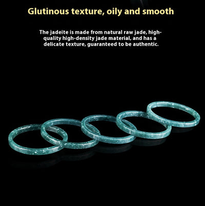 Pulsera de Jade Azul Agua Personalizada con Piedra Natural Cuadrada - Image 11