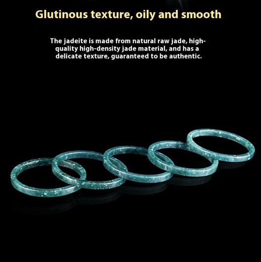 Pulsera de Jade Azul Agua Personalizada con Piedra Natural Cuadrada - Image 11