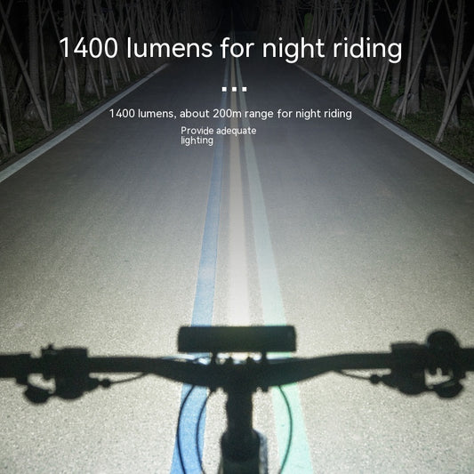 Faro Delantero LED USB para Bicicleta - Luz Potente Nocturna