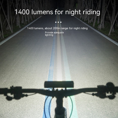 Faro Delantero LED USB para Bicicleta - Luz Potente Nocturna