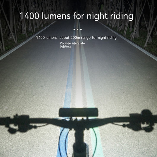 Faro Delantero LED USB para Bicicleta - Luz Potente Nocturna