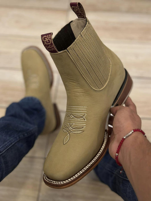 Botas Chelsea Martin con Bordado en Mangas - Estilo Europeo para Hombre - Image 10