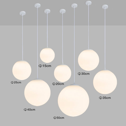Lámpara de Techo Minimalista con Esfera Simple para Sala