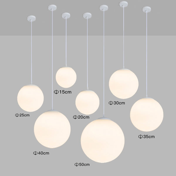 Lámpara de Techo Minimalista con Esfera Simple para Sala