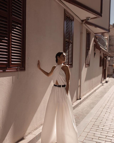 Jumpsuit Elegante sin Mangas con Espalda Descubierta para Mujer - Image 6