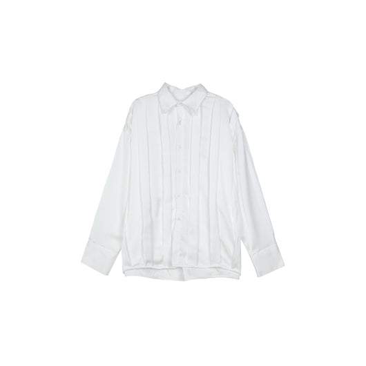 Camisa de Solapa con Textura Plisada Compacta - Image 11