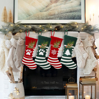 Set de Calcetines Navideños Gatos y Perros en Bolsa Regalo - Image 11