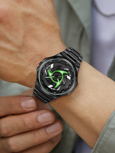 Reloj Deportivo de Acero Inoxidable con Bisel Giratorio y Esfera de Cuarzo - Image 13