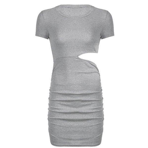 Vestido Ajustado Corto con Aberturas en Espalda y Cintura - Image 4