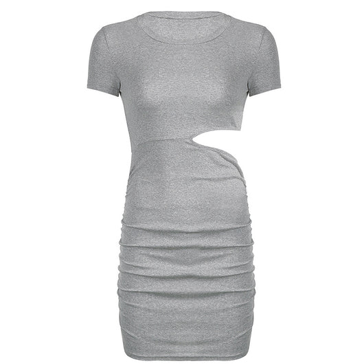 Vestido Ajustado Corto con Aberturas en Espalda y Cintura - Image 4
